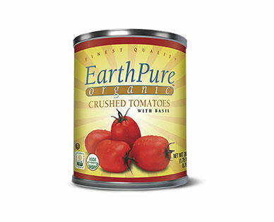 Earth Pure Organic Crushed Tomatoes with Basil