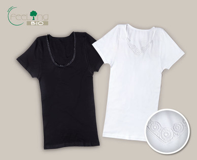 GREEN FEELING BIO Damen-Unterhemd, Baumwolle (Bio)
