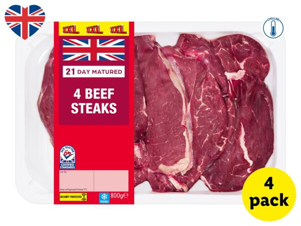 XXL British Beef Steaks