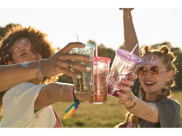 Festival Cup with Straw