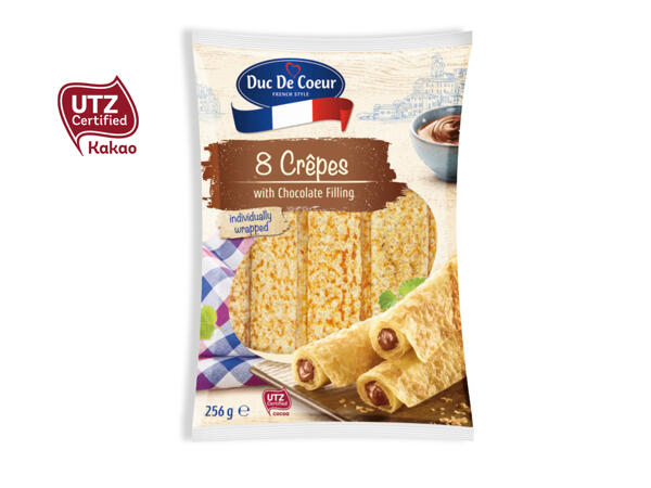 Crêpes med chokladkräm