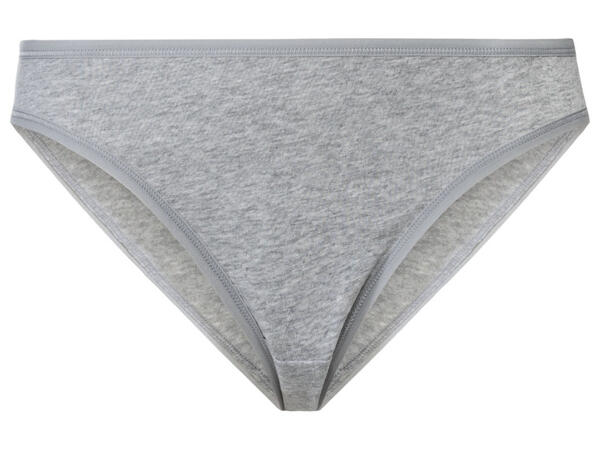 esmara(R) Damen Minislips, 5 Stück, mit hohem Baumwollanteil