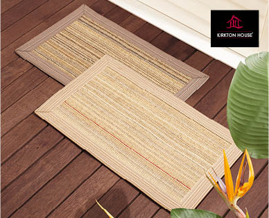 Multi Stripe Sisal Jute Mat