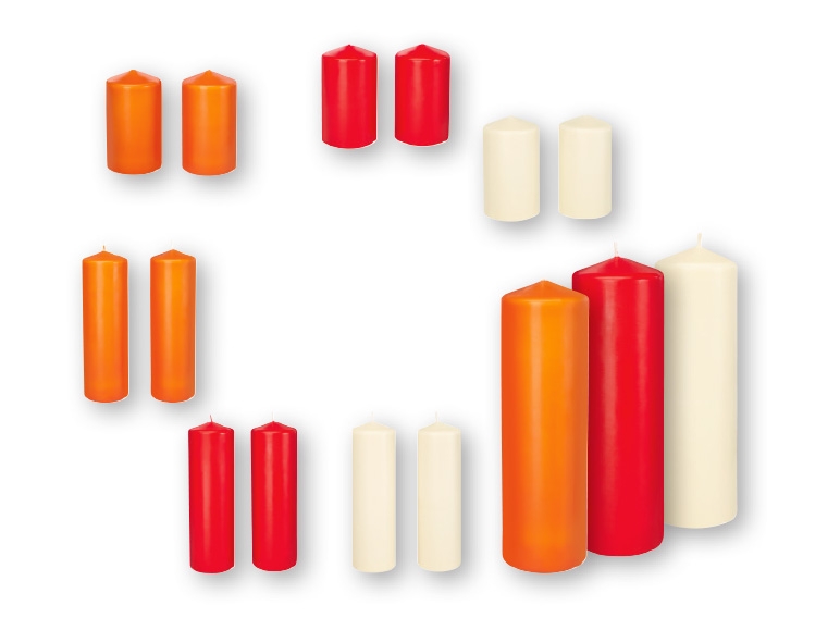 Melinera Pillar Candles