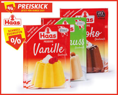 HAAS Puddingpulver gemischt