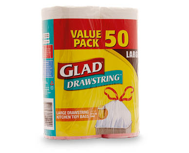 GLAD Kitchen Drawstring Tidy Bags