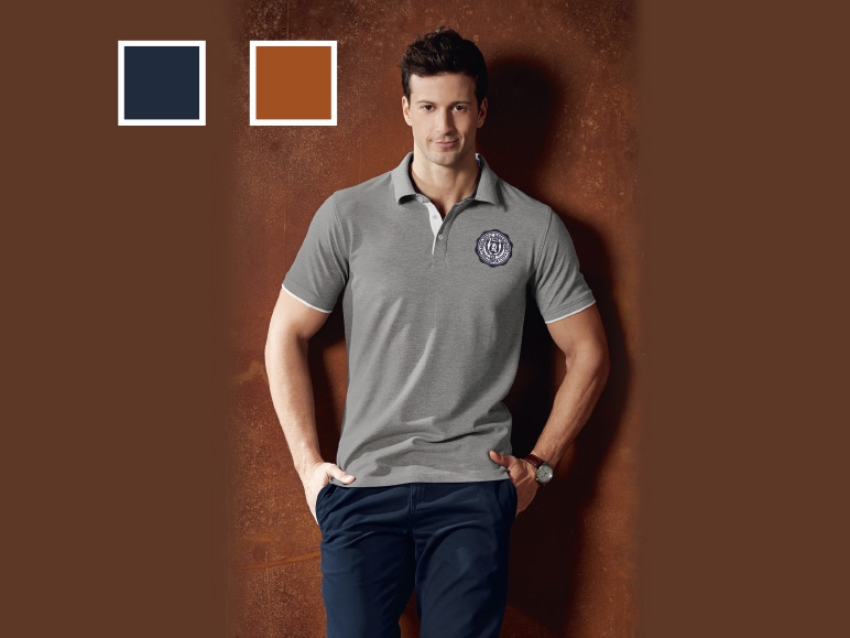 LIVERGY Men's Piqué Polo Shirt