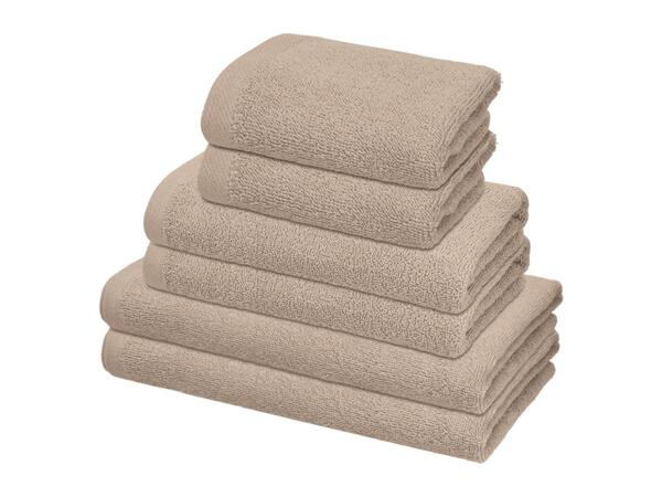 Beige Towel Set - 6 Pieces