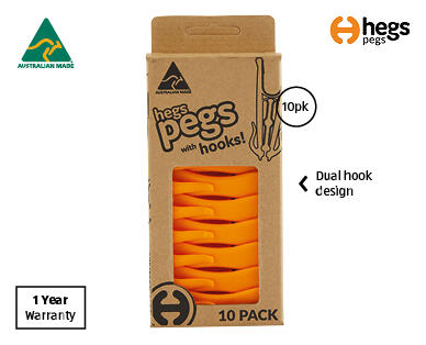 Hegs Pegs 10 Pack