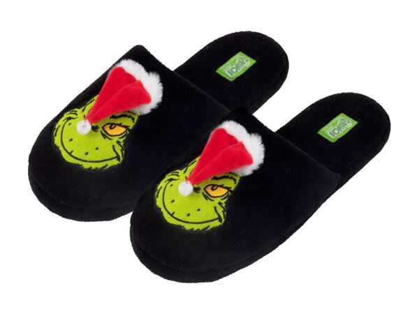 Grinch Adult Slippers