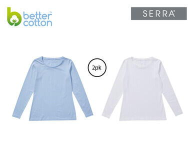 Women's Long Sleeve Stretch Tee 2pk