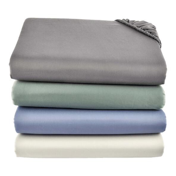 NOVITESSE(R) 				Satin-Spannbetttuch, 2 Pers.