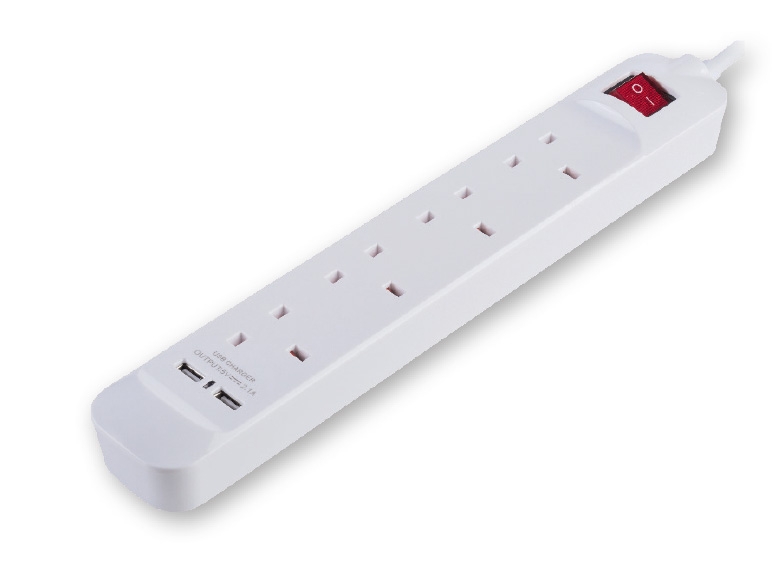 Powerfix 4-Socket Extension Lead