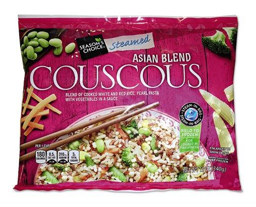 Season's Choice 
 Steamed Fiesta Quinoa or Asian Couscous Blend