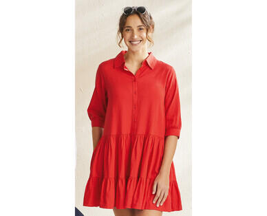 Linen Blend Dress