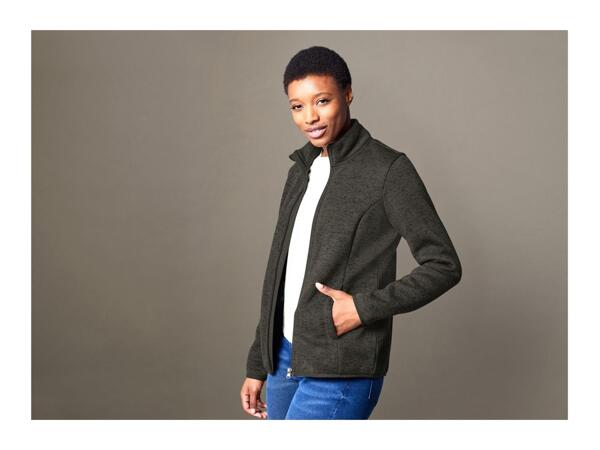 Esmara Ladies' Knitted Fleece Jacket - Green