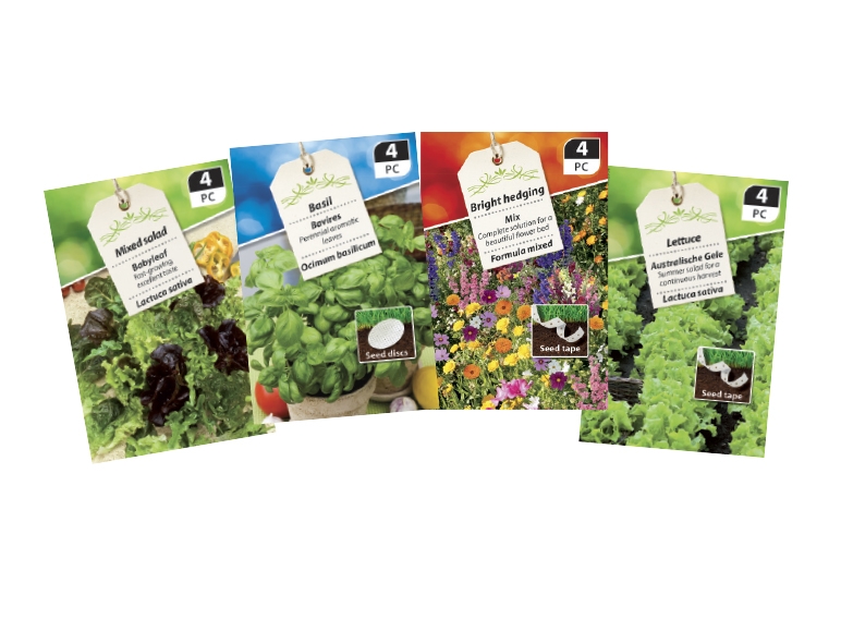 Premium Seed Selection, Seed Tape or Seed Discs