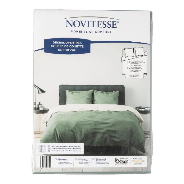 NOVITESSE(R) 				Bettdeckenbezug aus Baumwollsatin, 2 Pers.