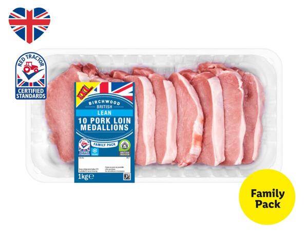 Birchwood XXL British Pork Loin Medallions