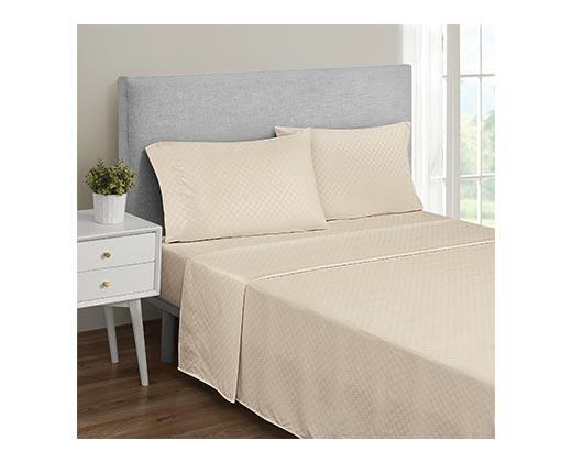 Huntington Home 
 Embossed Microfiber Sheet Set