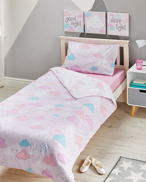 Clouds Single Printed Duvet Set