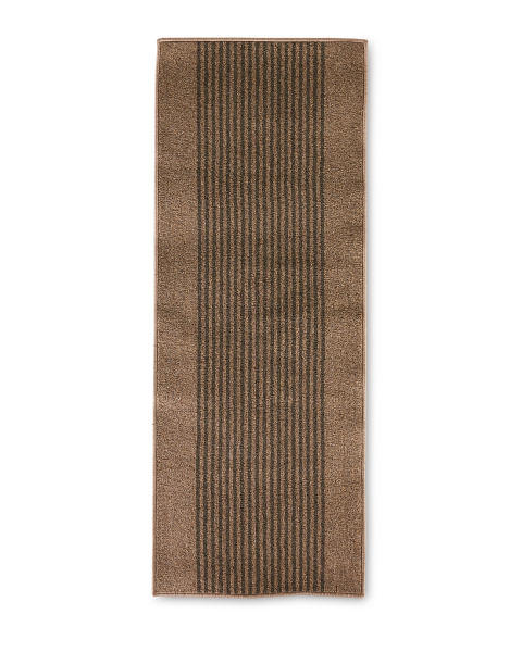 Brown/Beige Washable Runner
