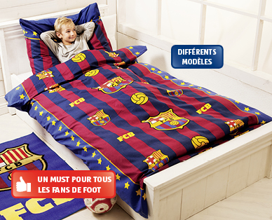 Parure de lit FC BARCELONA/FC BAYERN MÜNCHEN/MANCHESTER UNITED