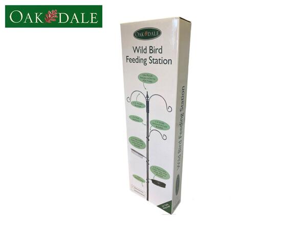Oakdale Wild Bird Feeding Station - Grey