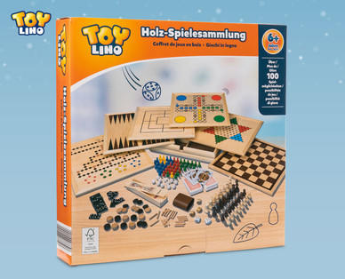 TOYLINO Holzspielesammlung
