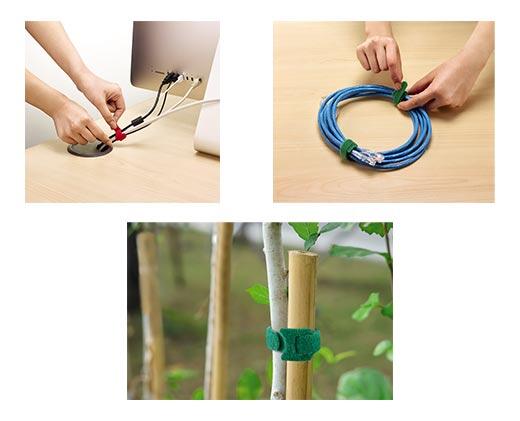 WORKZONE
Twist Tie or Velcro Strap Organizers