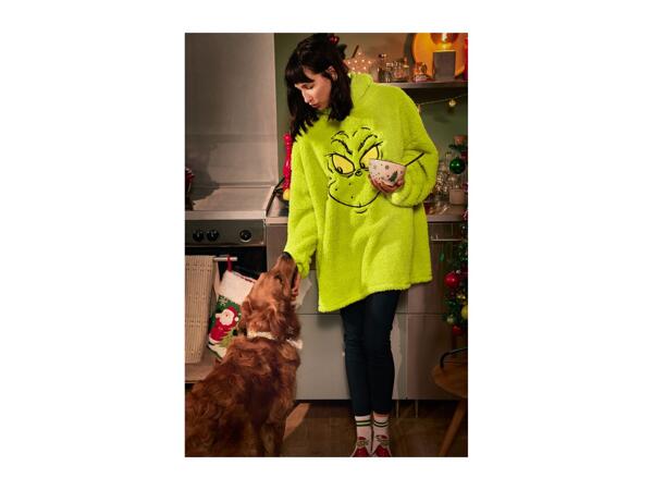 Adult's Oversized Grinch Hoodie