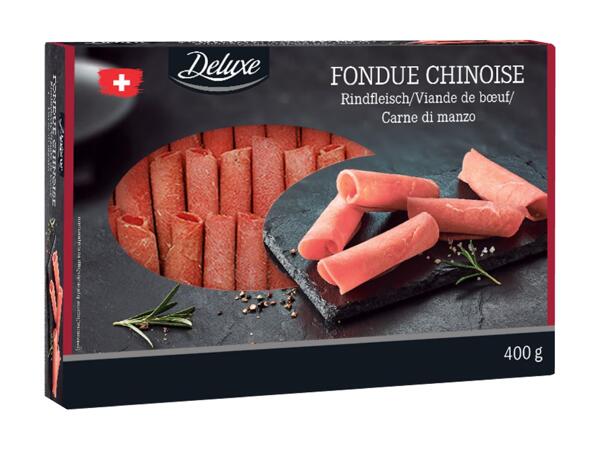 Fondue chinoise de bœuf