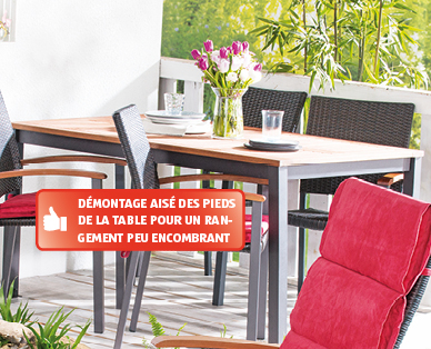 Table de jardin "Milano" GARDENLINE(R)
