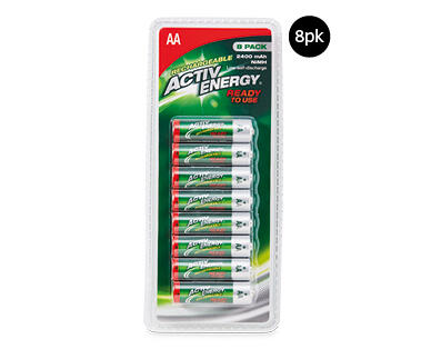 Rechargeable Batteries 8pk