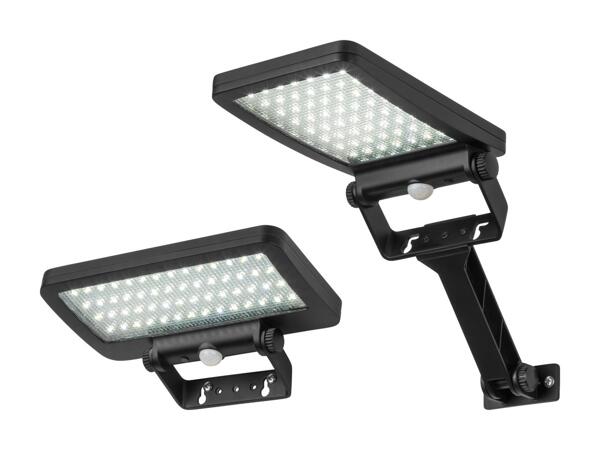 Faro LED a energia solare con rilevatore di movimento