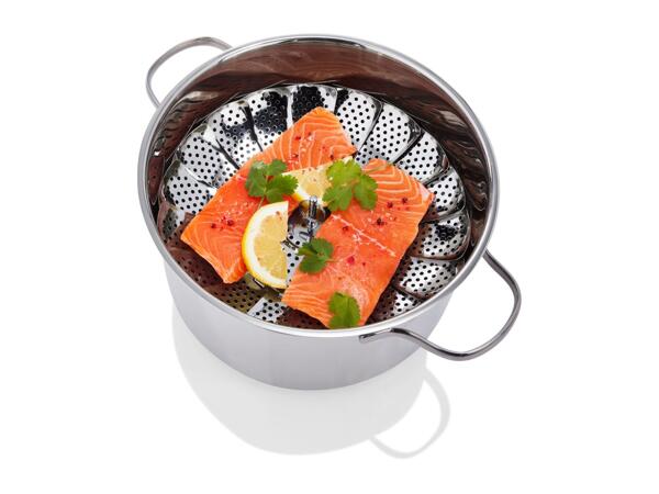 Ernesto Stainless Steel Splatter Guard/​Steamer Basket/​Funnel