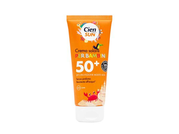 Sunscreen SPF50 for children