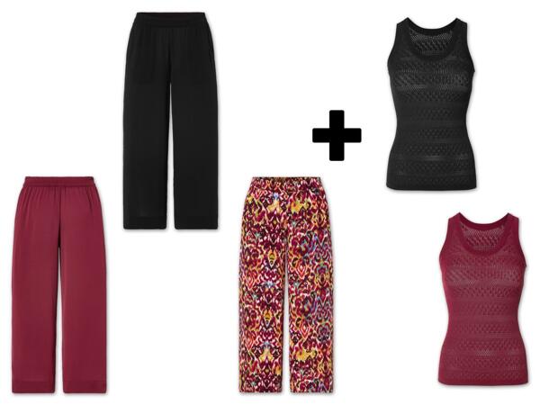 Damen Culotte + Damen Strick Top