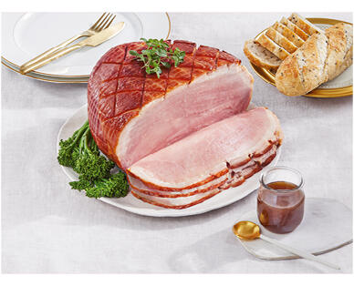 Scored and Roasted Leg Ham per kg