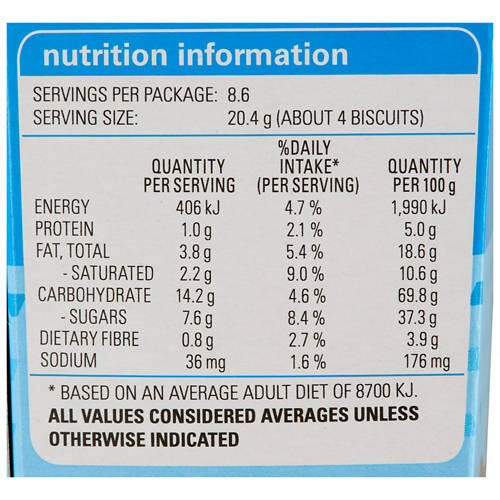 TeeVee Snacks Biscuits Original 175g