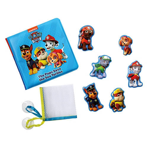 Waterproof Bath Time Book & Play Set - Paw Patrol
