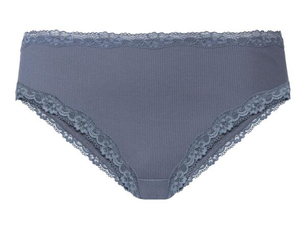 Esmara Ladies' Lace Trim Briefs - 5 Pack