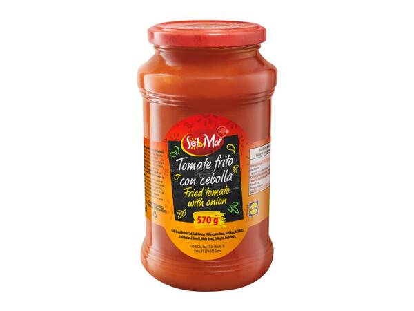 Sol & Mar Spanish Fried Tomato Sauce with Onions