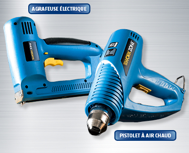 Agrafeuse électrique/Pistolet à air chaud WORKZONE(R)
