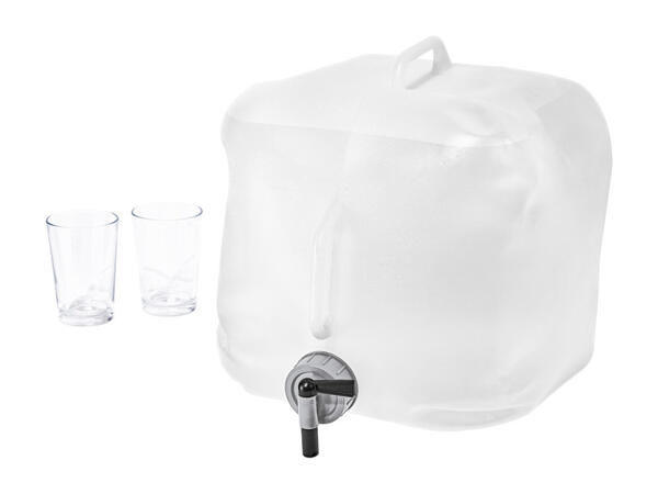 Rocktrail Solární sprcha, 25 l / Kanystr na vodu, 20 l / Kempinkový dřez / Šňůra na prádlo