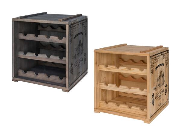 Holz-Weinregal