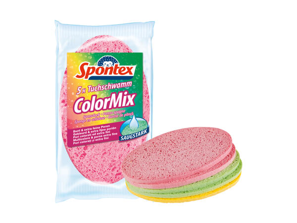 Éponge en cellulose Spontex, lot de 5