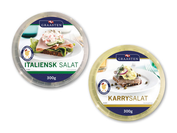 GRAASTEN Italiensk salat eller karrysalat