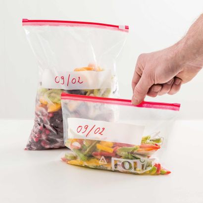 Sachets à glissière