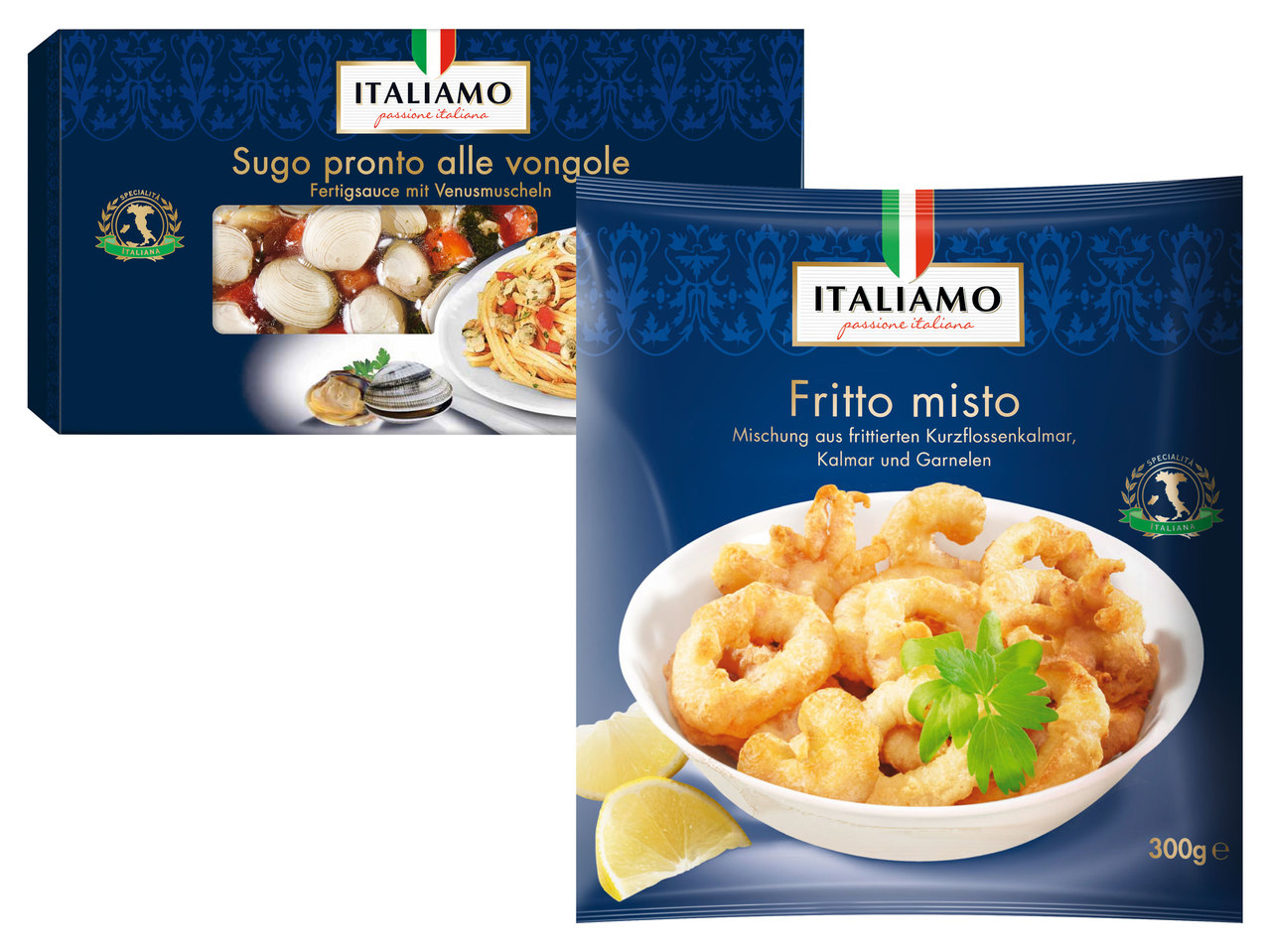ITALIAMO Fritto misto/Sugo pronto alle vongole